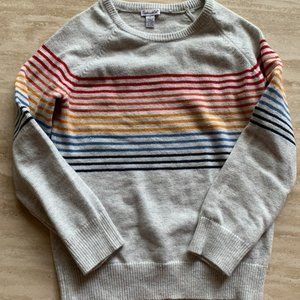 Splendid Rainbow-striped Sweater
